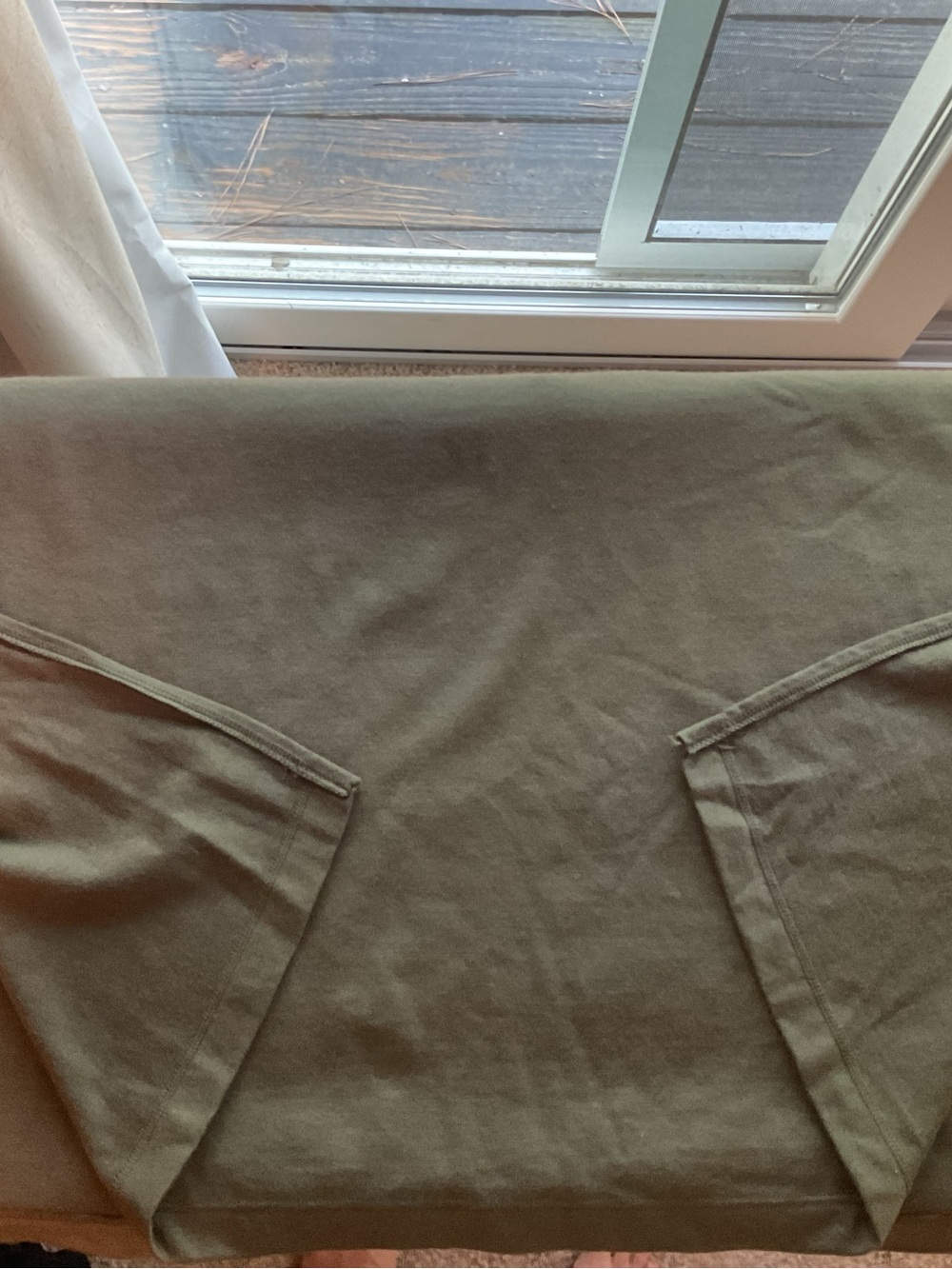 Woolx Cassie Sleeveless Olive Green  Dress - Picture 7 of 10